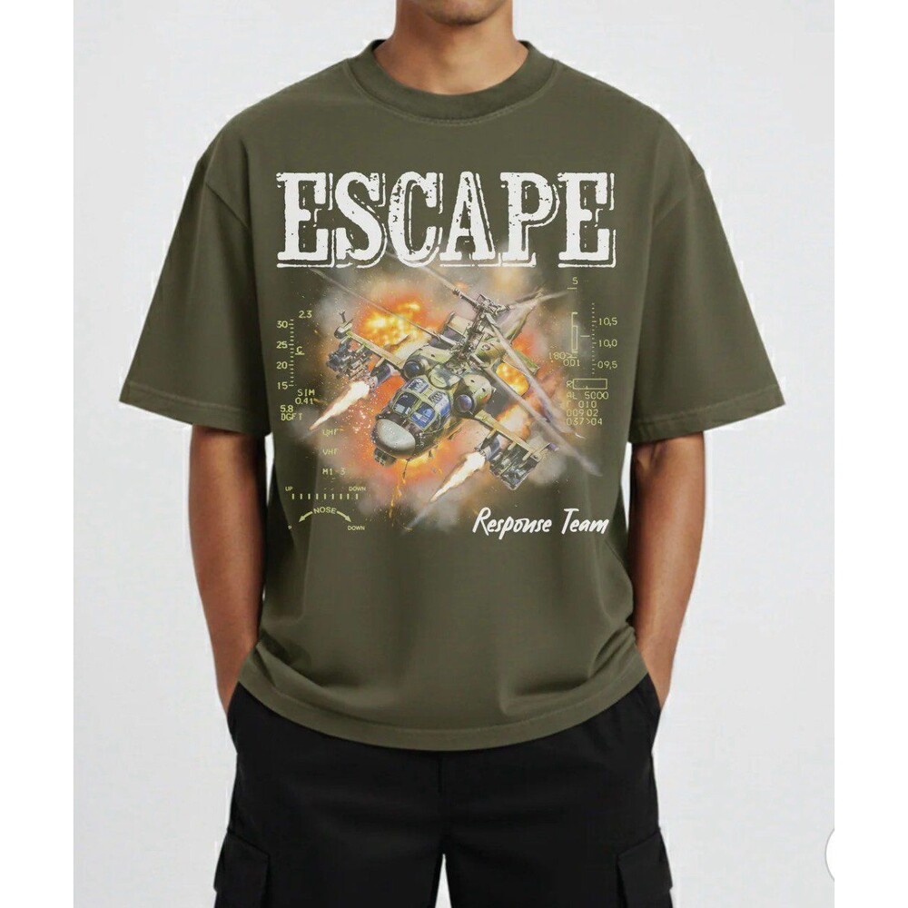 ESCAPE PLAN “Response Team Tee” — SOLD OUT / $160 Retail Large L Survival